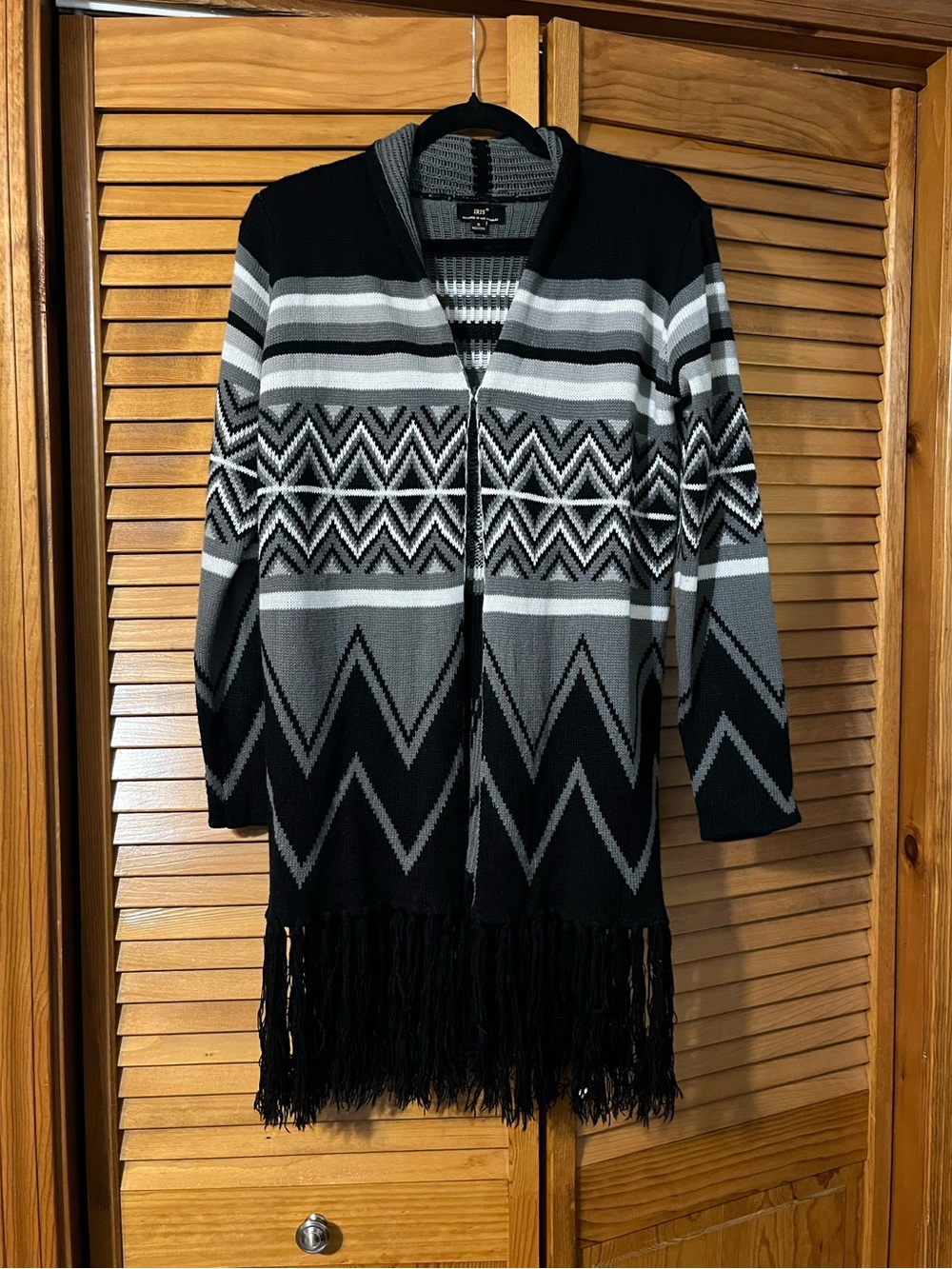 Aztec Western Fringe Cardigan